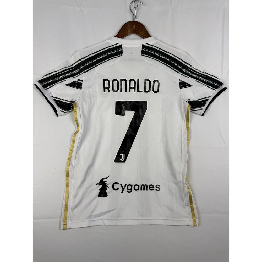 JUVENTUS ADIDAS 2020/2021 FOOTBALL SOCCER HOME JERSEY #7 RONALDO SIZE S EI9894 - Picture 2 of 16